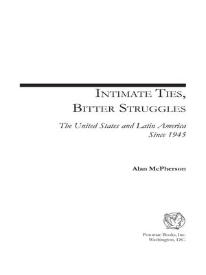 cover image of Intimate Ties, Bitter Struggles